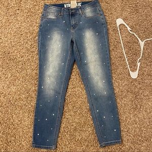 Pearl denim jeans